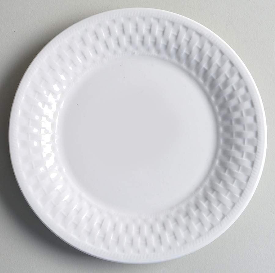 Basket Weave Dessert/Pie Plate by Oneida-1