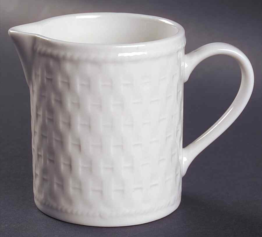 Basket Weave Creamer by Oneida-1