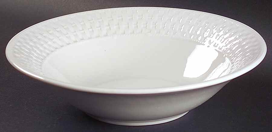 Basket Weave 9" Round Vegetable Bowl by Oneida-1
