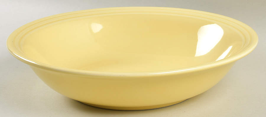 Petals Yellow 9" Round Vegetable Bowl by Oneida-1