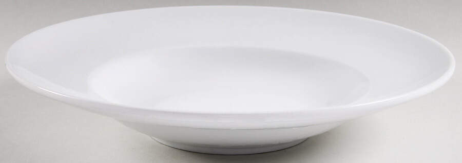 Rolled Edge Bright White 12" Individual Pasta Bowl by Oneida-1