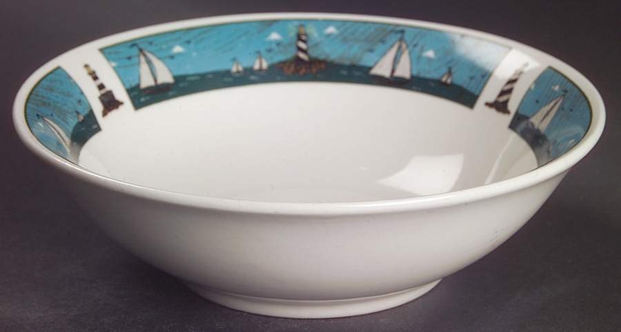 Sailboats Coupe Cereal Bowl by Oneida-1