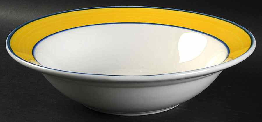 Bistro Yellow 9" Round Vegetable Bowl by Oneida-1