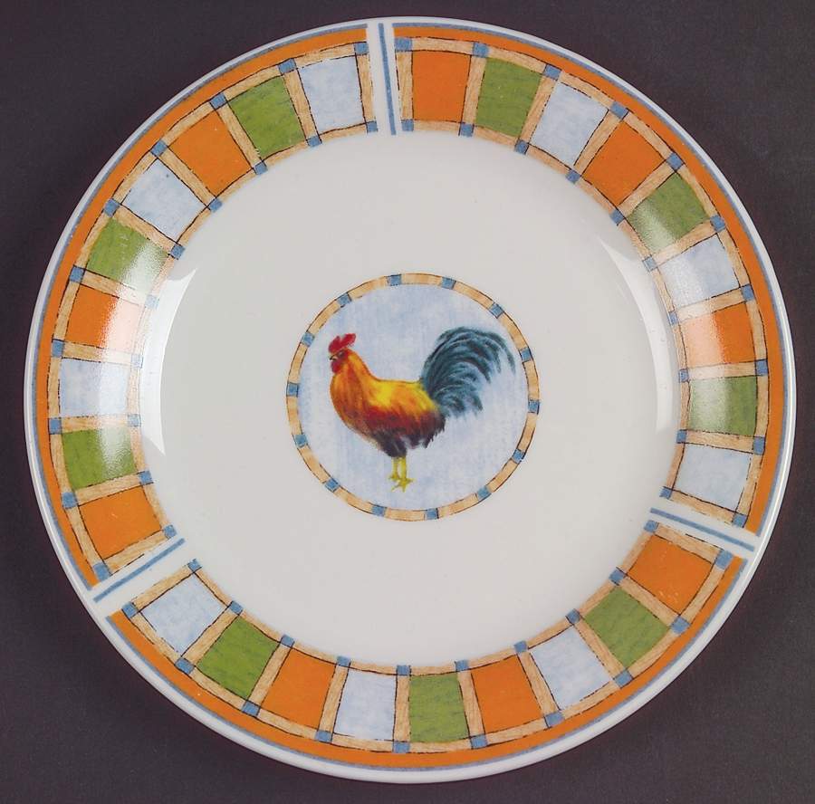 Rooster Patch Salad Plate by Oneida-1