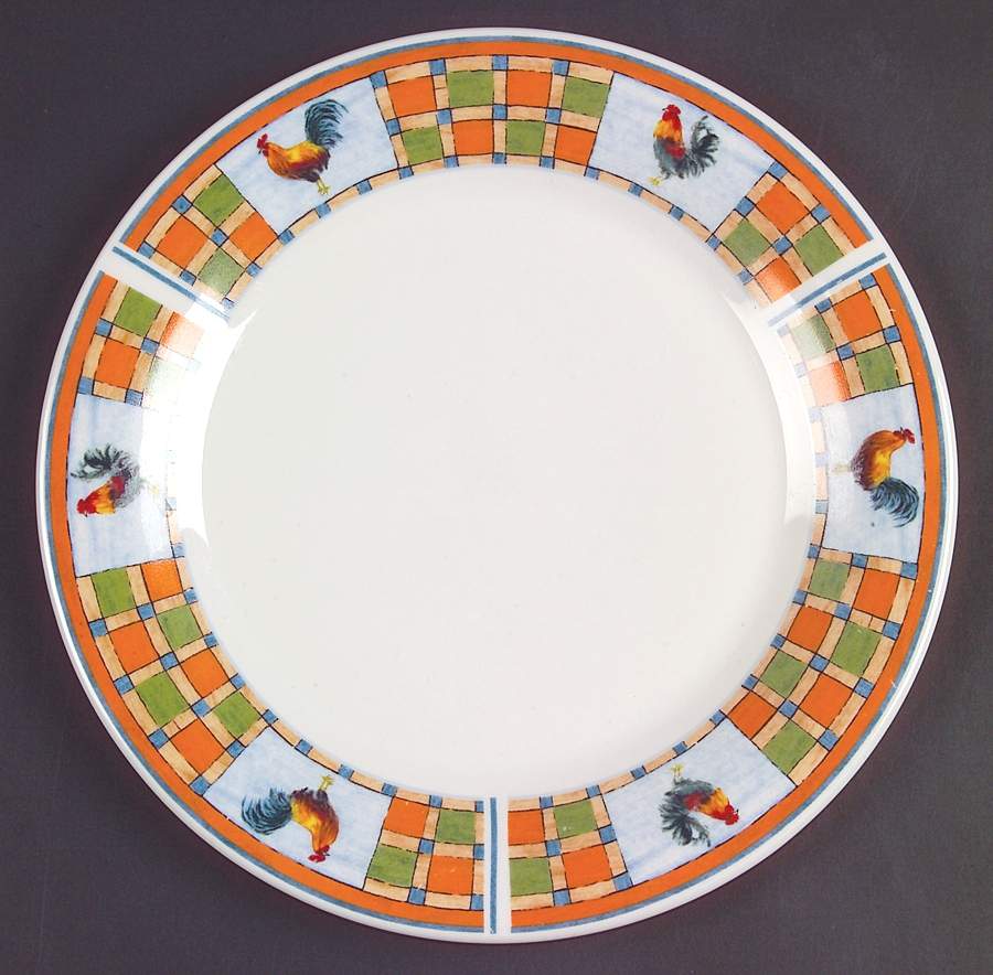 Rooster Patch Dinner Plate by Oneida-1