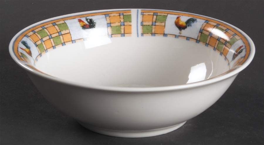 Rooster Patch Coupe Cereal Bowl by Oneida-1