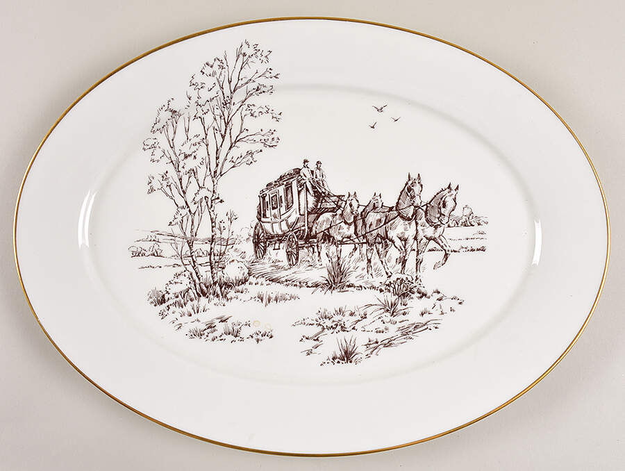 O5 16" Oval Serving Platter by Oxford (Div of Lenox)-1