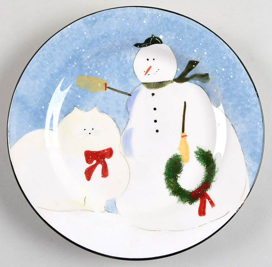 Snow Family Salad Plate by Oneida-1