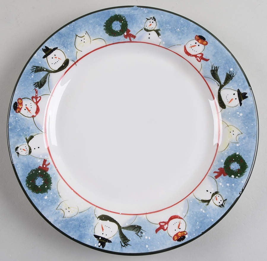 Snow Family Dinner Plate by Oneida-1