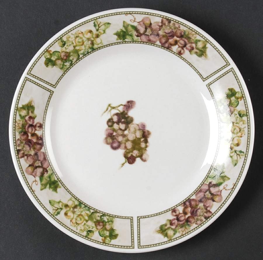 Tuscan Grapes Salad Plate by Oneida-1