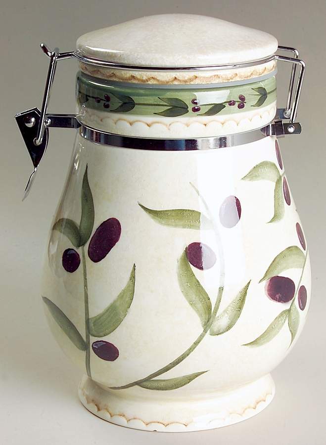 Oliveto Large Canister & Lid by Oneida-1