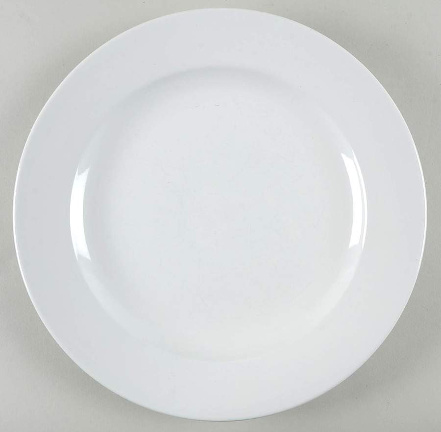 Crown Rego White 12" Buffet Service Plate by Oneida-1