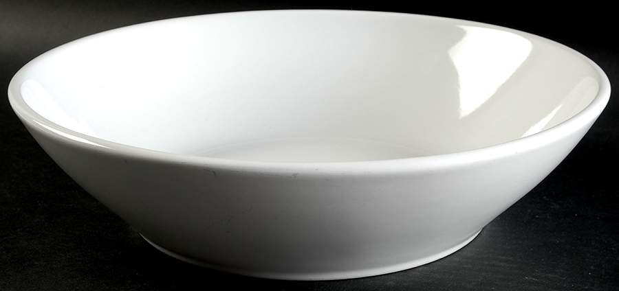 Crown Rego White 12" Large Salad Serving Bowl by Oneida-1
