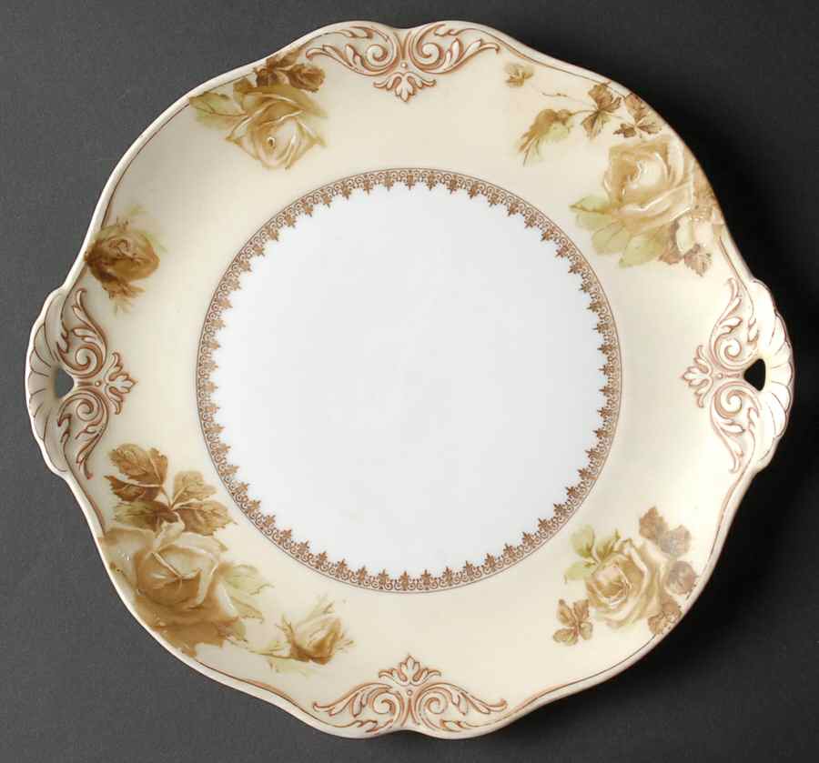 16 (Empire Shape) Handled Cake Plate by Hermann Ohme-1