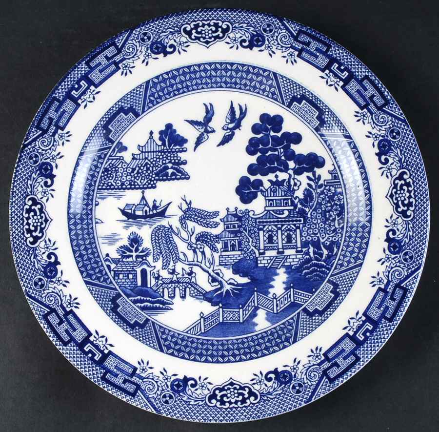 Blue Willow Dinner Plate by Oxford (Brazil)-1