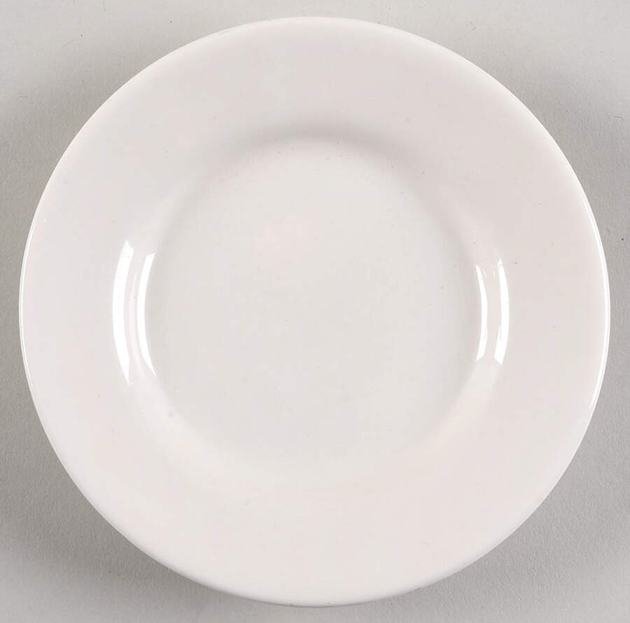Buffalo China (Buffalo Backstamp) Canape Plate by Oneida-1