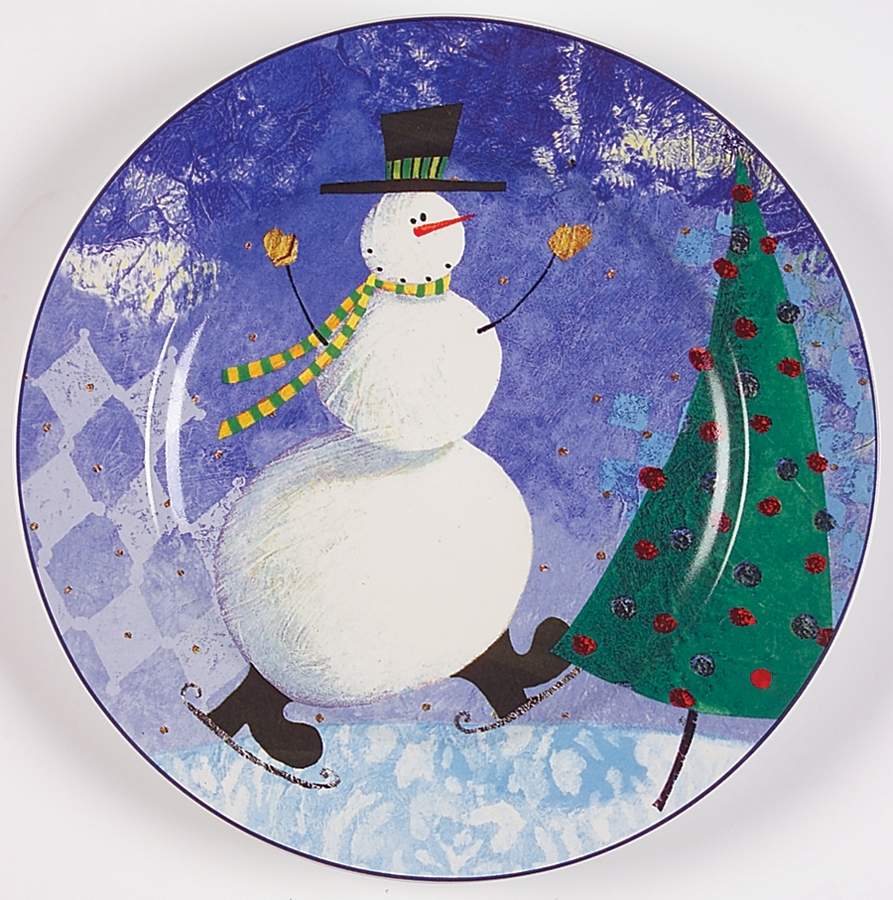 Snow Pals Salad/Dessert Plate by Oneida-1