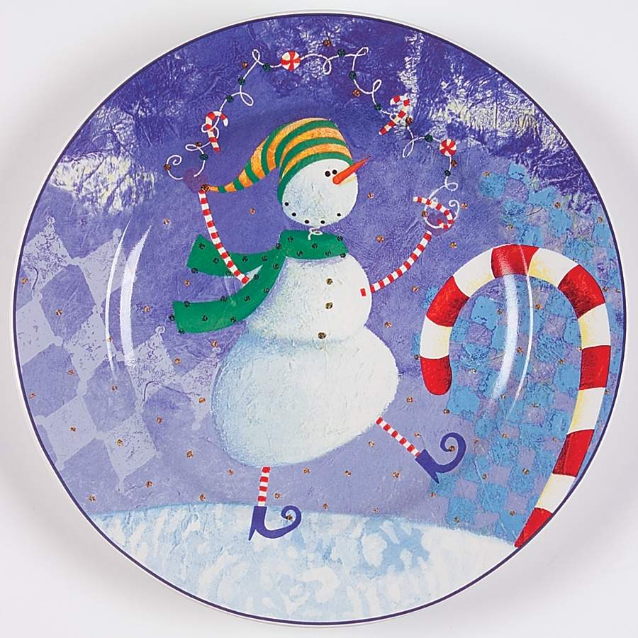 Snow Pals Salad/Dessert Plate by Oneida-1