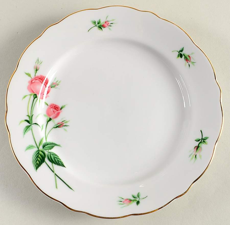 Rose Salad Plate by Oneida-1