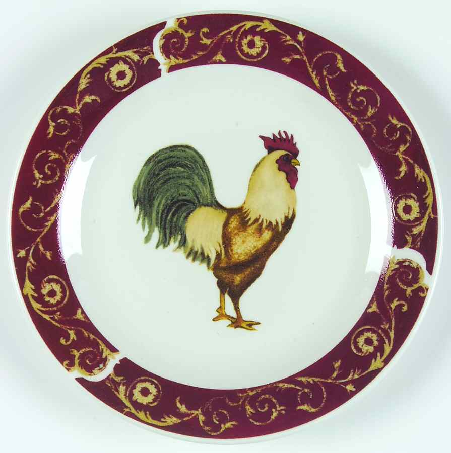 Farmhouse Rooster Salad Plate by Oneida-1