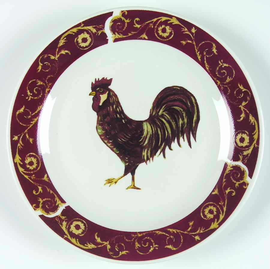 Farmhouse Rooster Salad Plate by Oneida-1