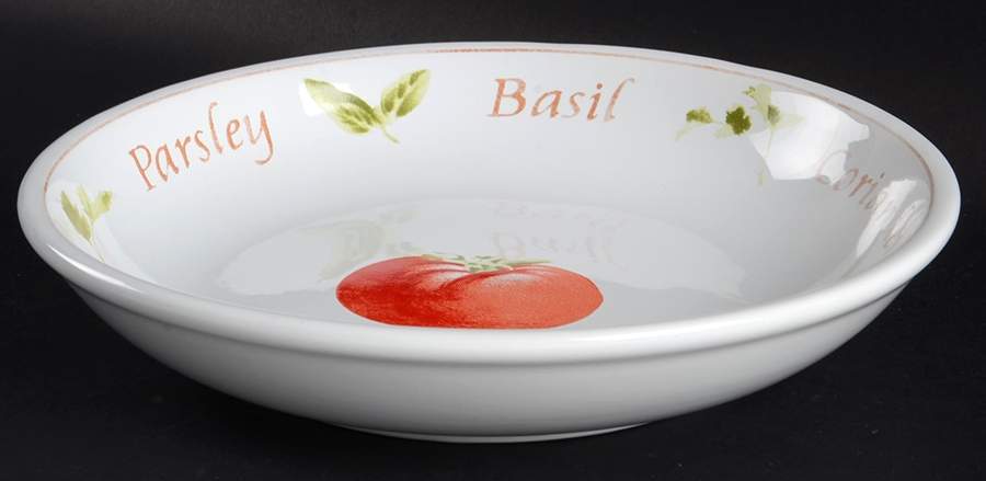 Ciao Pomodoro 13" Pasta Serving Bowl by Over And Back-1