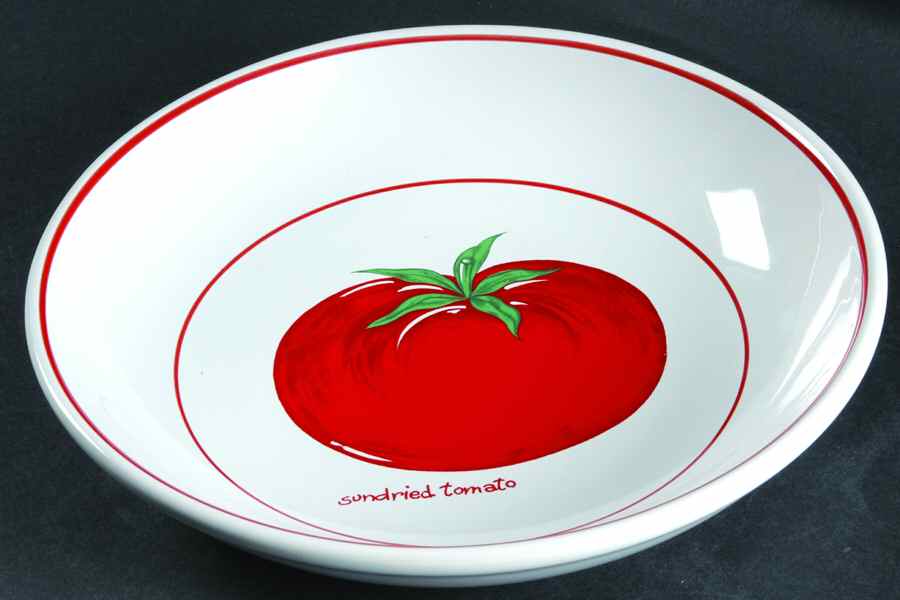 Sundried Tomato 9" Individual Pasta Bowl by Over And Back-1