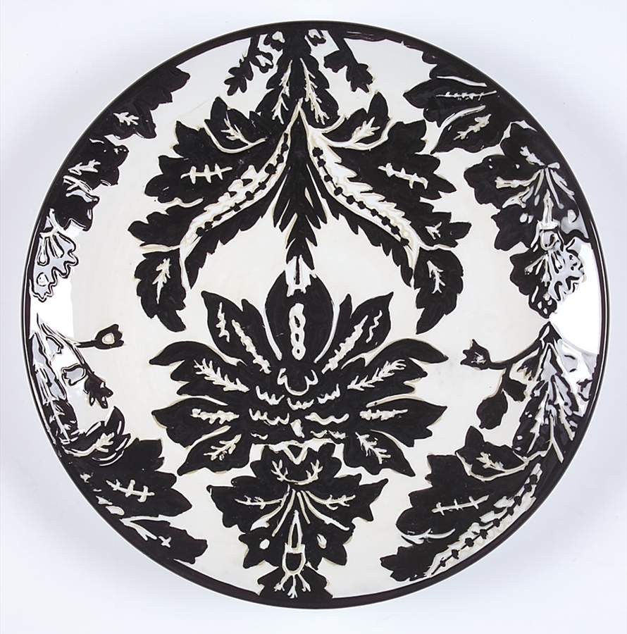Silhouette Damask Salad Plate by Oneida-1