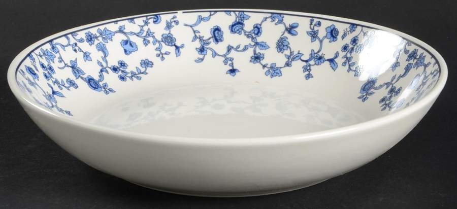 Blue Toile Coupe Soup Bowl by Oneida-1