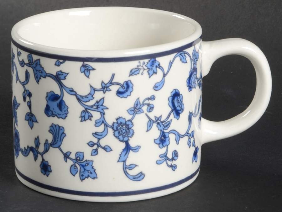 Blue Toile Flat Cup by Oneida-1