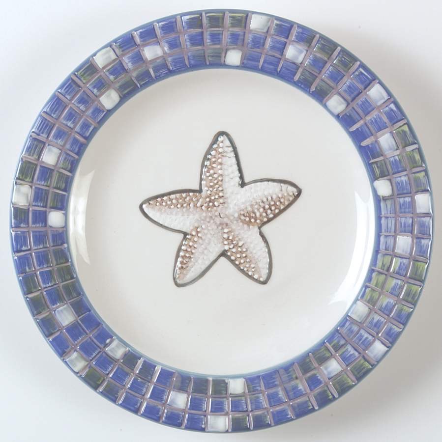 Mosaic Shells Salad Plate by Oneida-1