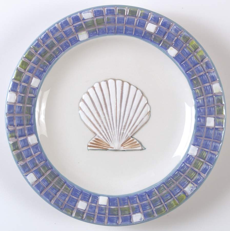 Mosaic Shells Salad Plate by Oneida-1