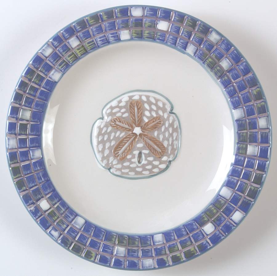 Mosaic Shells Salad Plate by Oneida-1