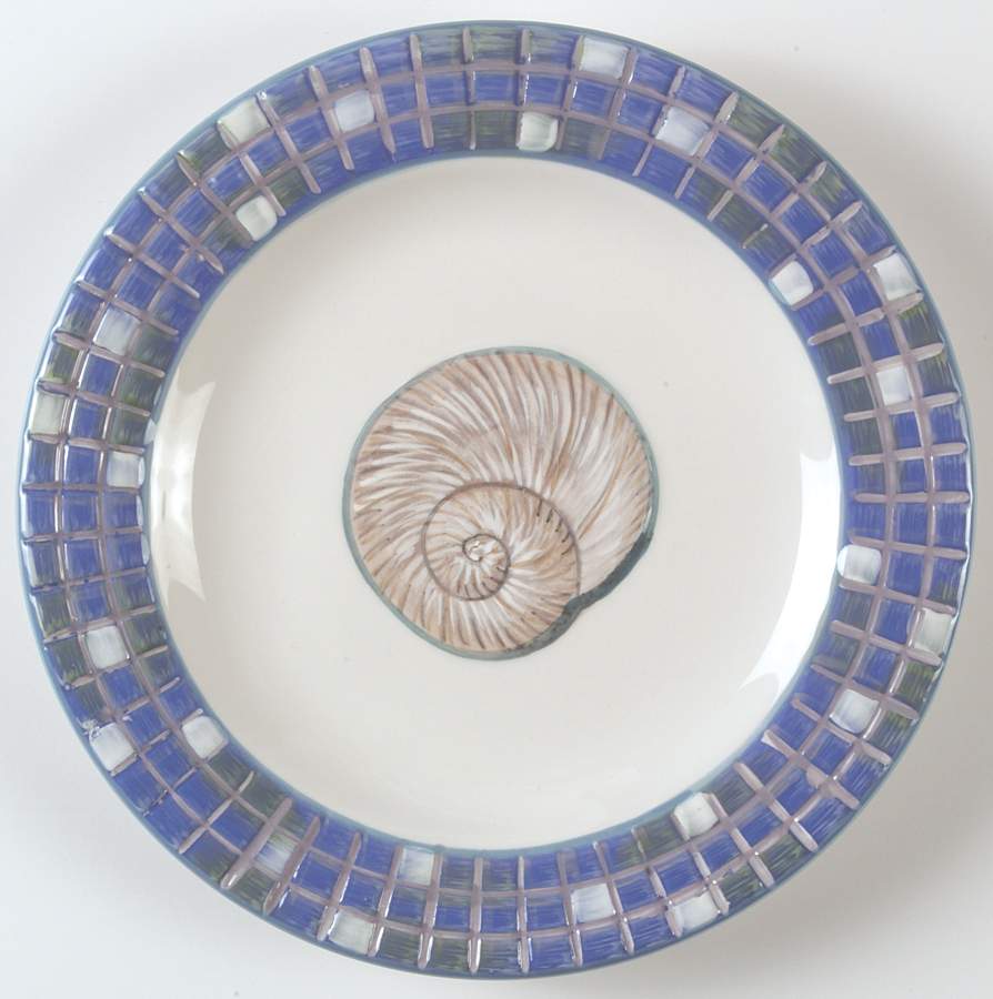 Mosaic Shells Salad Plate by Oneida-1
