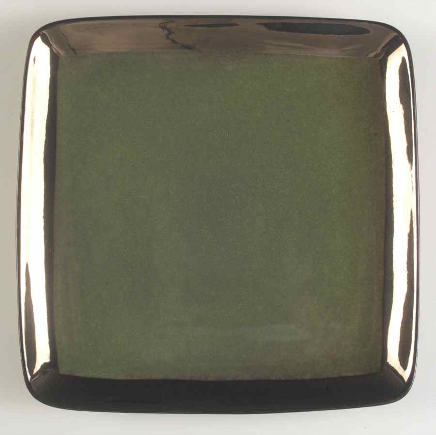 Solare Green Square Dinner Plate by Oneida-1