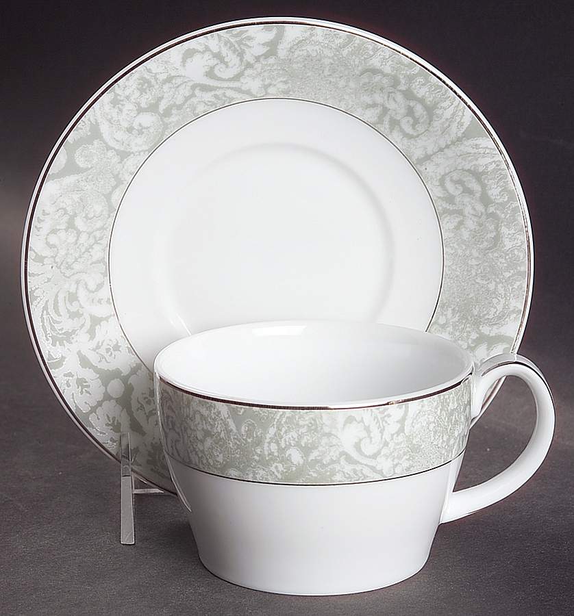 Michelangelo Flat Cup & Saucer Set by Oneida-1