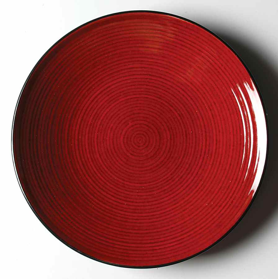 Shangri La Red Salad Plate by Oneida-1