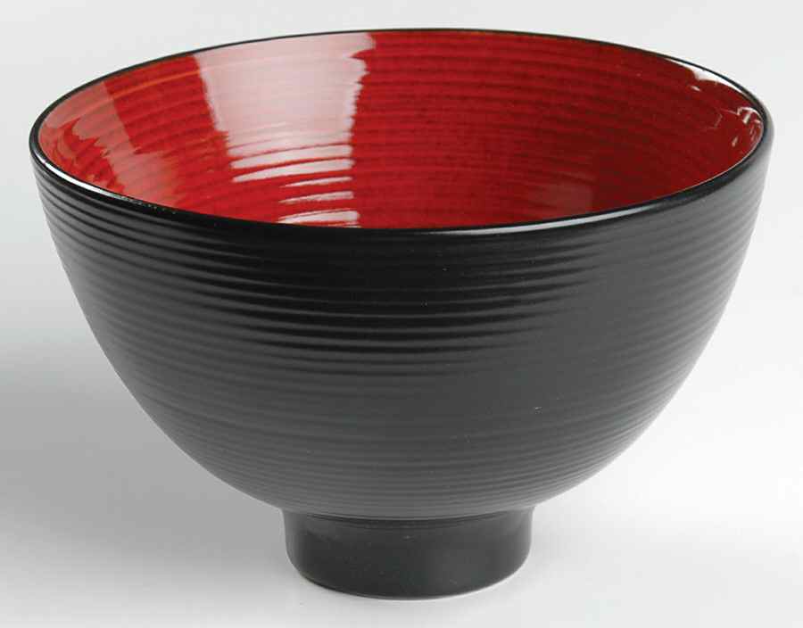 Shangri La Red Soup/Cereal Bowl by Oneida-1