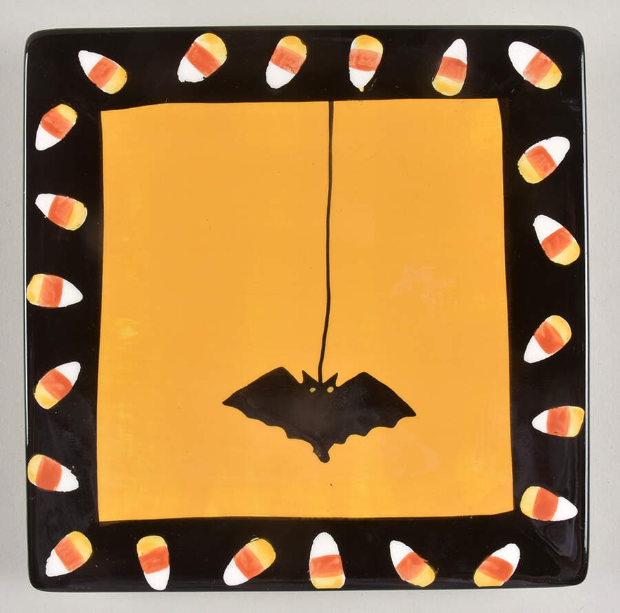 Spooky Halloween Square Salad Plate by Oneida-1