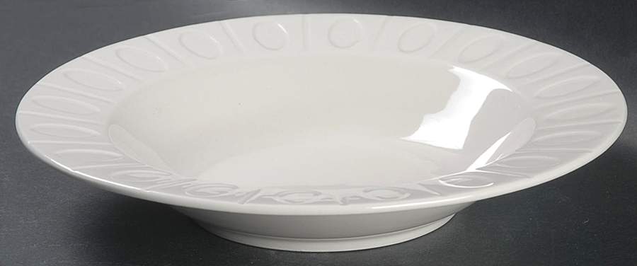 Oval Dots Large Rim Soup Bowl by Oneida-1