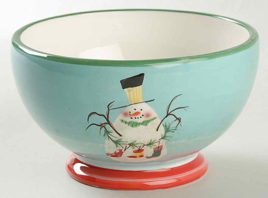 Festive Snowman Soup/Cereal Bowl by Oneida-1