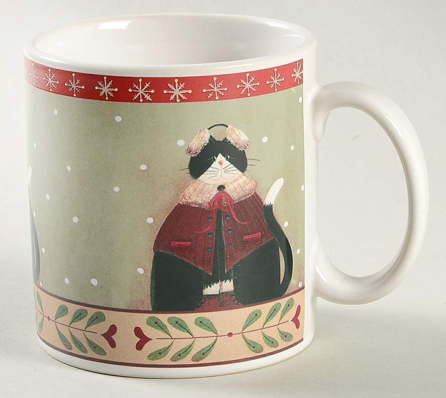 Holiday Cats Mug by Oneida-1