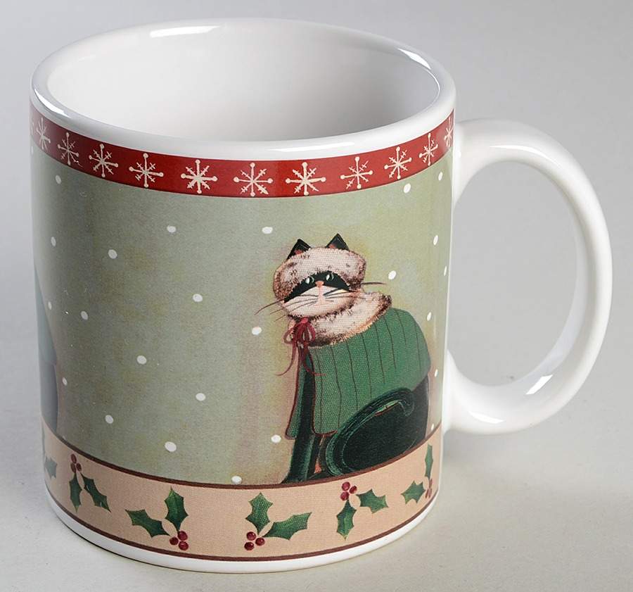 Holiday Cats Mug by Oneida-1
