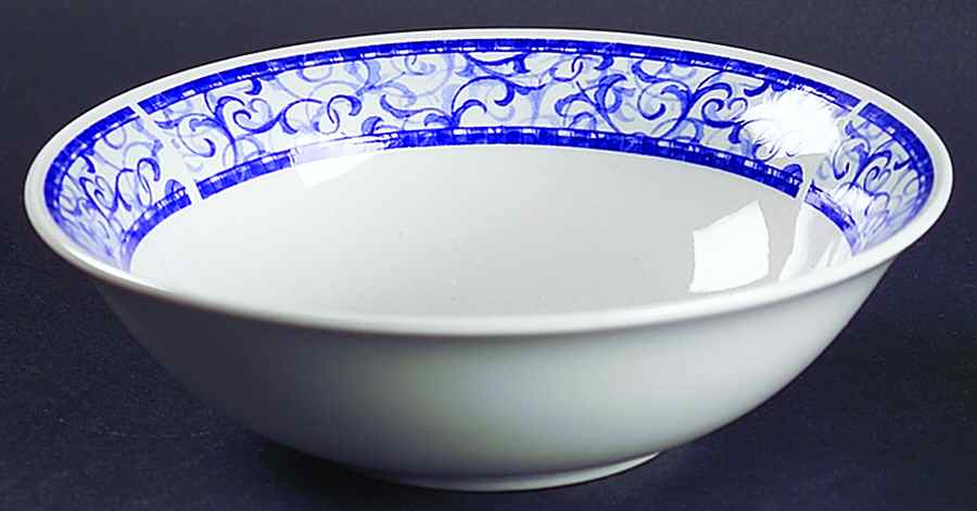Blue Trellis Coupe Soup Bowl by Oneida-1