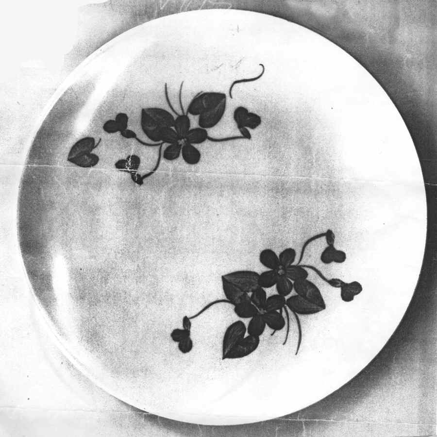 Wood Violet Round Bread & Butter Plate by Orchard-1