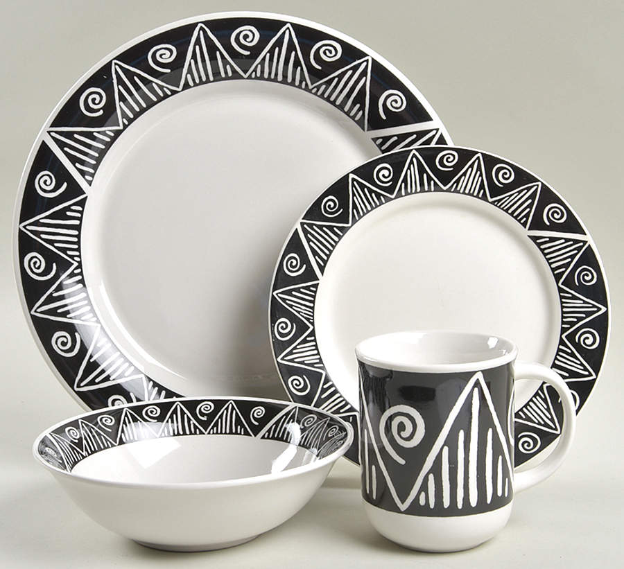 Shadow 4 Piece Place Setting by Oneida-1
