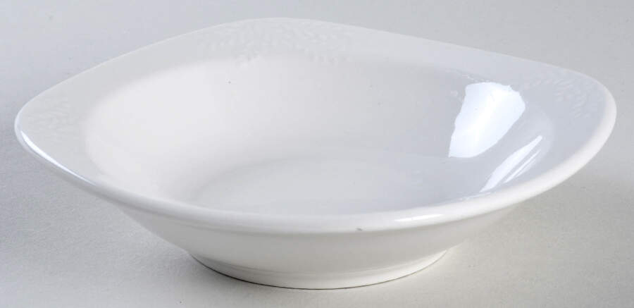Retro Leaves Rim Fruit/Dessert (Sauce) Bowl by Oneida-1