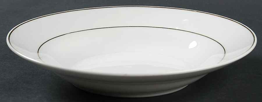 Splendid Gold Rim Soup Bowl by Oneida-1