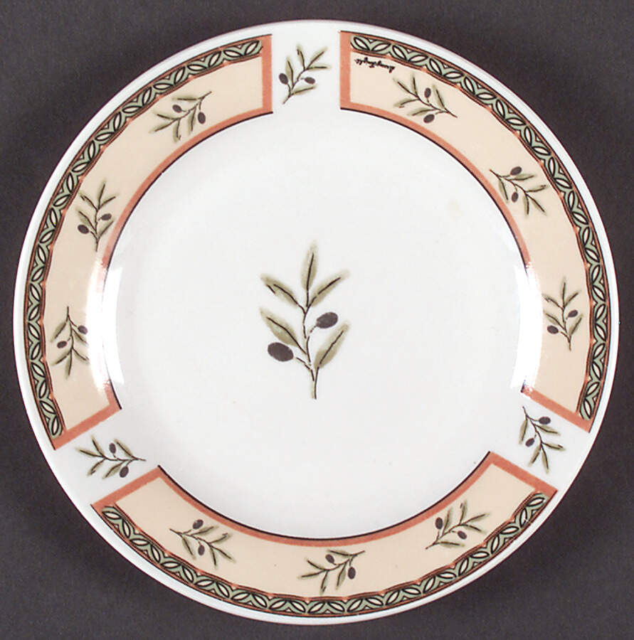 Tuscan Olives Salad Plate by Oneida-1