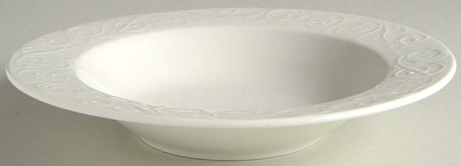 Artasia White Rim Soup Bowl by Oneida-1